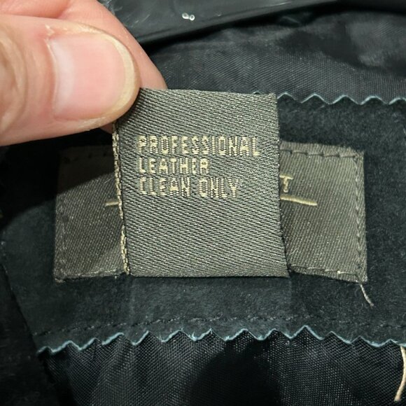 Outfit JPR Mens Genuine Leather Button-Up Shirt Jacket Sz Medium Grunge Shaket - Picture 7 of 9